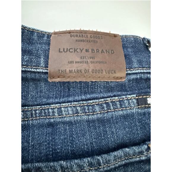 Lucky Brand Jeans Womens Size 14/32 Ankle Dark Wash Sweet Boot Denim - Picture 4 of 8